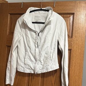 Marrakech White zip up Jacket size S